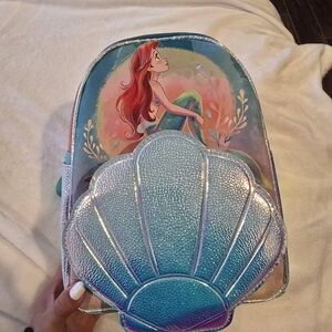 Disney Blue and Silver Ariel Backpack
